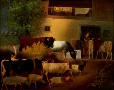 Michael Neder - Die Heimkehr der Herde - 3664 - Österreichische Galerie Belvedere