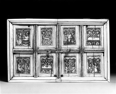 Netherlandish - Casket with Scenes from the Passion of Christ - Walters 71251 - Top