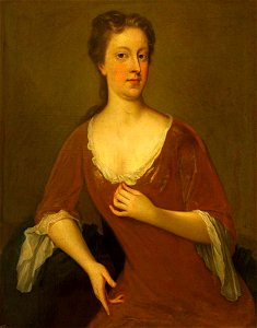 Michael Dahl (1656-1659-1743) (style of) - Portrait of an Unknown Lady in a Red Dress - 996496 - National Trust