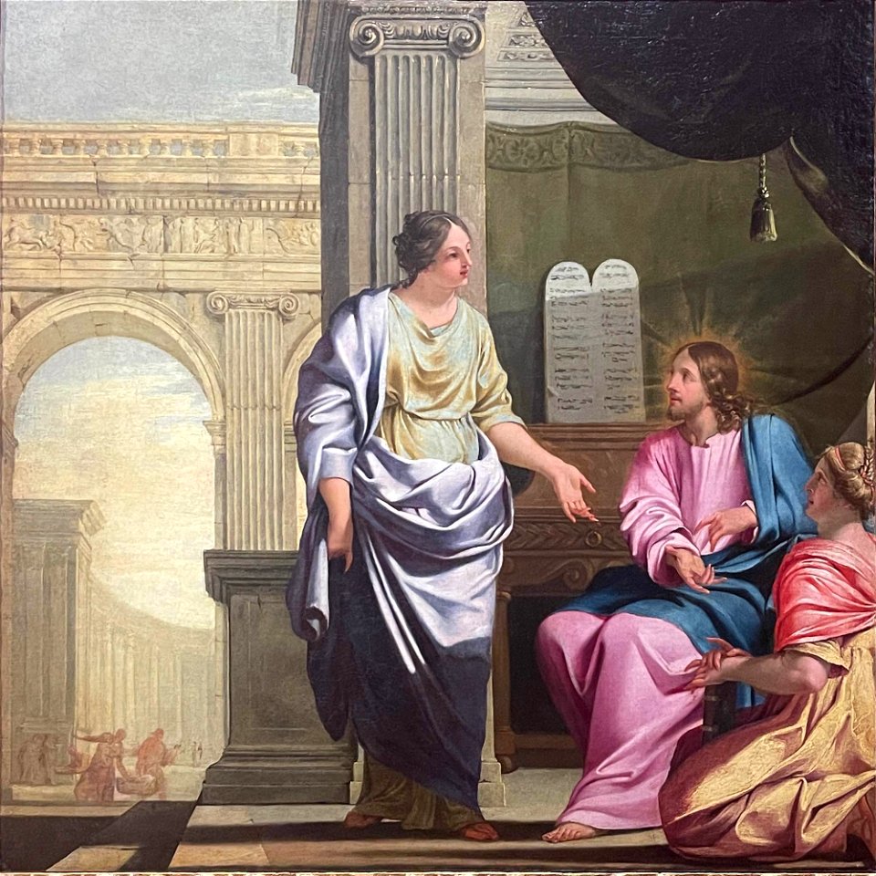 Michel Corneille- Le Christ chez Marthe et Marie