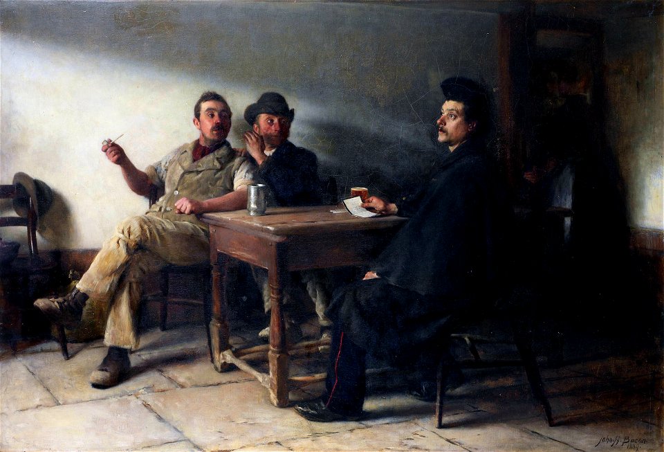 Never more to hear that silent voice, Her smile to meet no more, by John Henry Frederick Bacon
