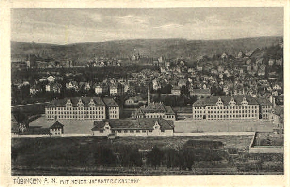 Neue Infanterie-Kaserne (AK Gebr. Metz 1916)