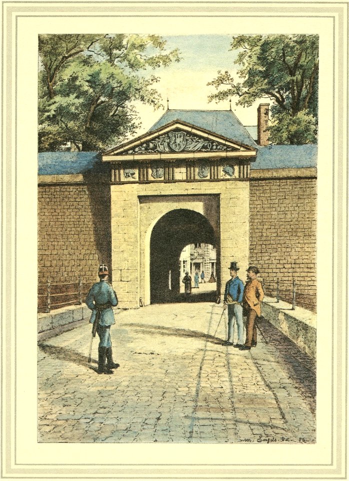 Michel Engels - 19 La porte Neuve (côté extérieur)