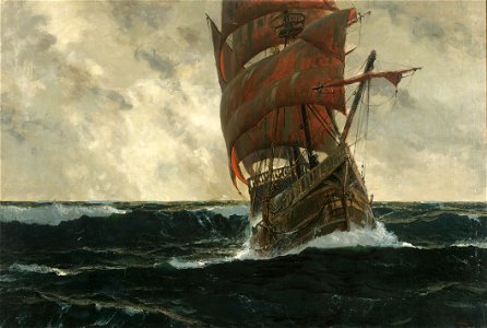Michael Zeno Diemer - The Santa Maria at sea