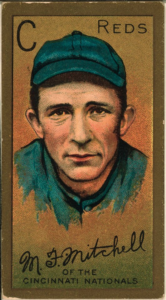 Michael Mitchell, Cincinnati Reds, baseball card portrait LCCN2008677482