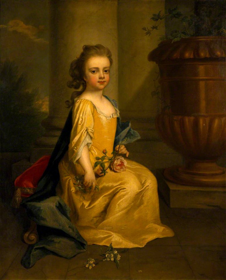 Michael Dahl (1656-1659-1743) - Lady Mary Booth (1704–1772), Later Countess of Stamford, as a Child - 932351 - National Trust
