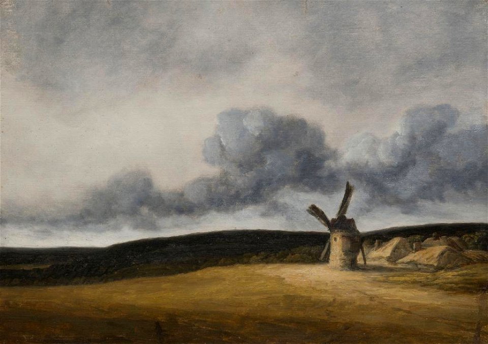 Georges Michel - Windmill in a Landscape - 1964-8 - Auckland Art Gallery