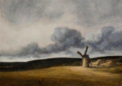 Georges Michel - Windmill in a Landscape - 1964-8 - Auckland Art Gallery