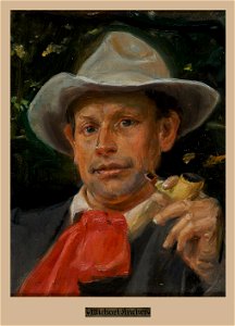 Michael Ancher - Portrait of Martin Andersen Nexø - Google Art Project