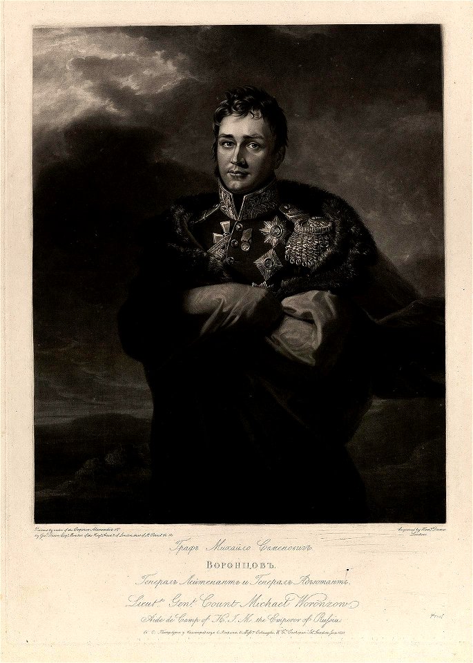 Michael Woronzow by Henry Dawe - Hermitage