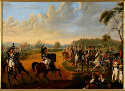 Michał Chylewski - Inspection of the 14th Regiment of Cuirassiers of the Duchy of Warsaw - 23340 MNW - National Museum in Warsaw