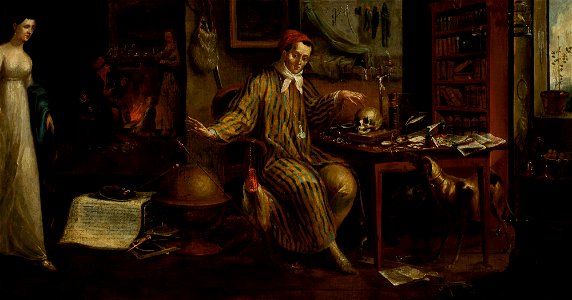 Michał Stachowicz - Scholar in His Studio - MNK II-a-1002 - National Museum Kraków