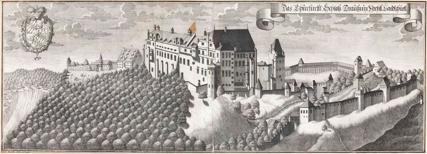 Michael Wenig Burg Trausnitz Kupferstich