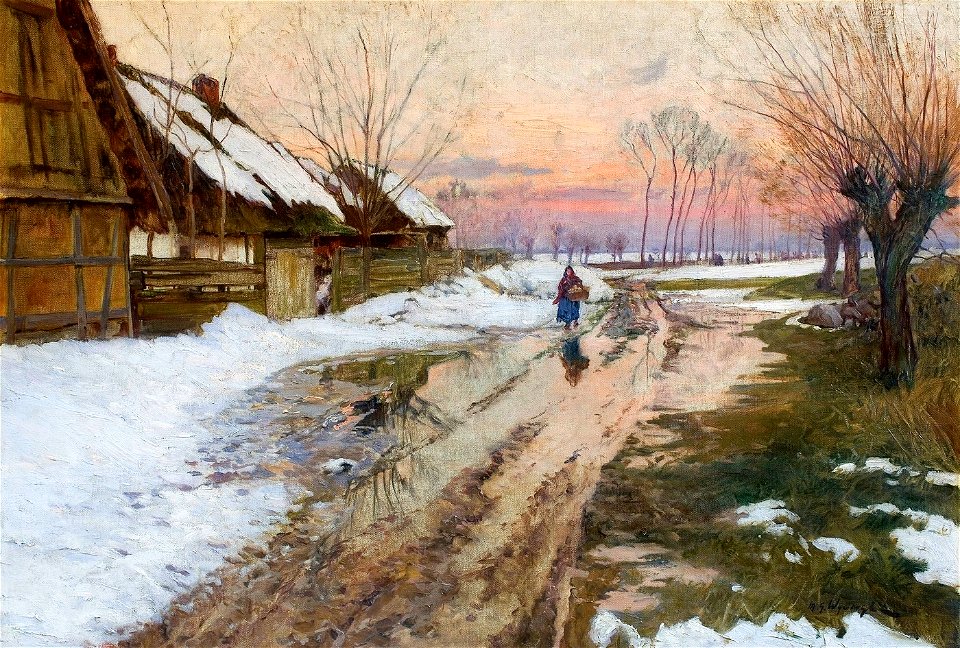 Michał Gorstkin Wywiórski - Świt. Roztopy