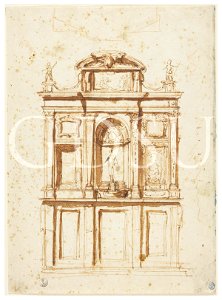 Michelangelo - inv. 173 S r., Progetto architettonico - attribuzione tradizionale