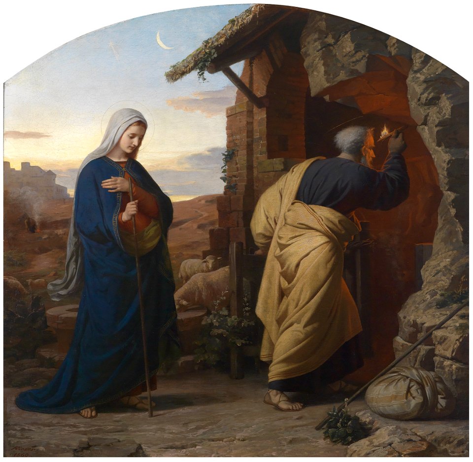 Michael Rieser Am Abend vor Christi Geburt 1869