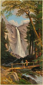 Nevada Fall, Yosemite Valley (Boston Public Library)