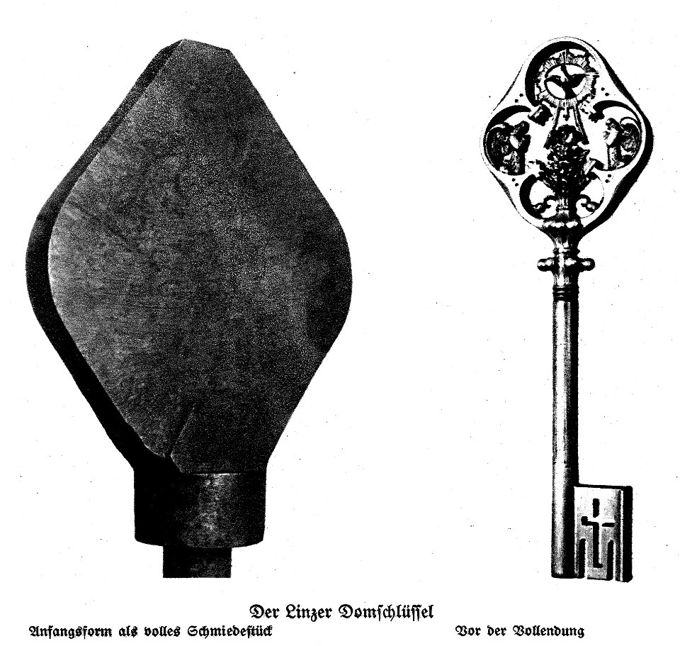 Michael Blümelhuber Linzer Domschlüssel Entwurf 1924 dgE