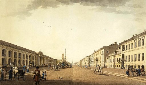 Nevsky prospect in 1800