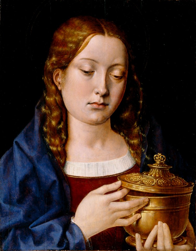 Michel Sittow - Catherine of Aragon as the Magdalene - 40.50 - Detroit Institute of Arts