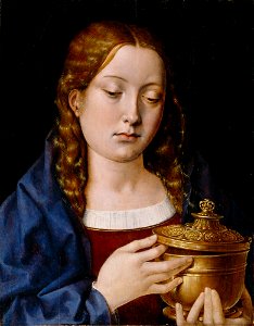 Michel Sittow - Catherine of Aragon as the Magdalene - 40.50 - Detroit Institute of Arts