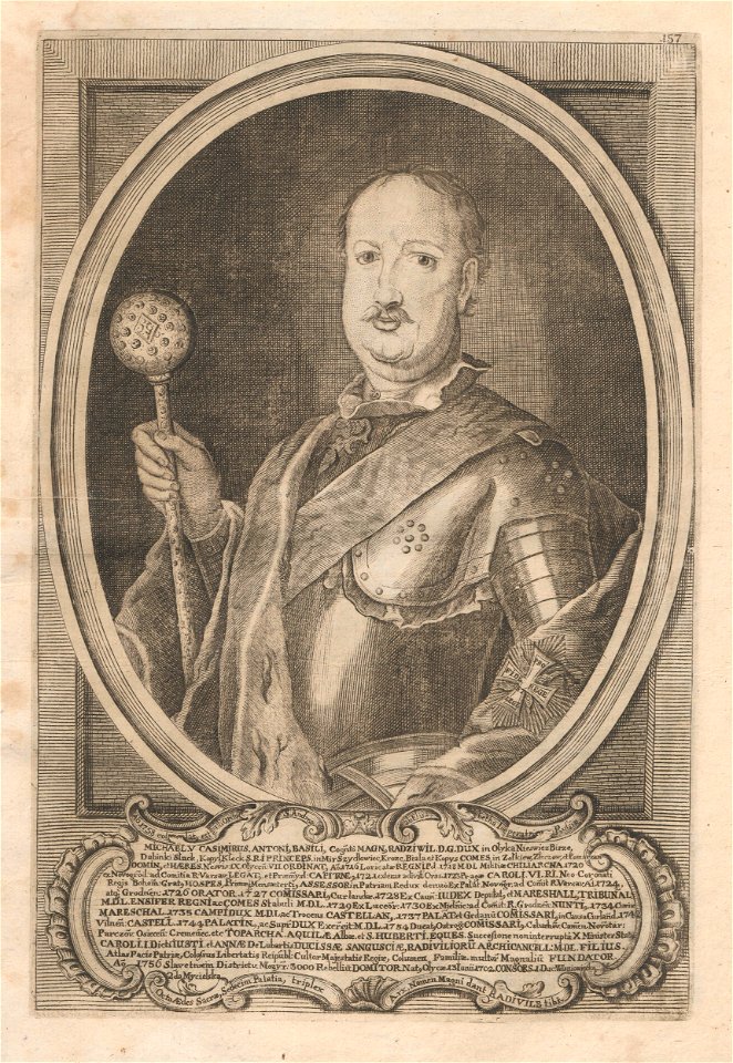Michał Kazimier Radzivił Rybańka. Міхал Казімер Радзівіл Рыбанька (H. Lajbovič, 1758) (2)