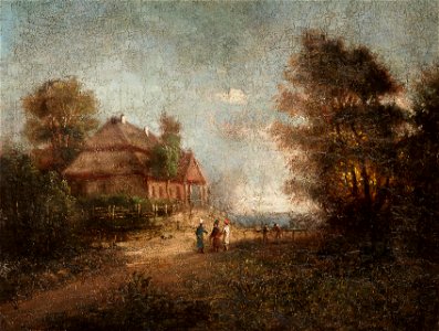 Michał Kulesza - Manor-House of the Kościuszko Family at Mereczowszczyzna - MNK II-a-316 - National Museum Kraków