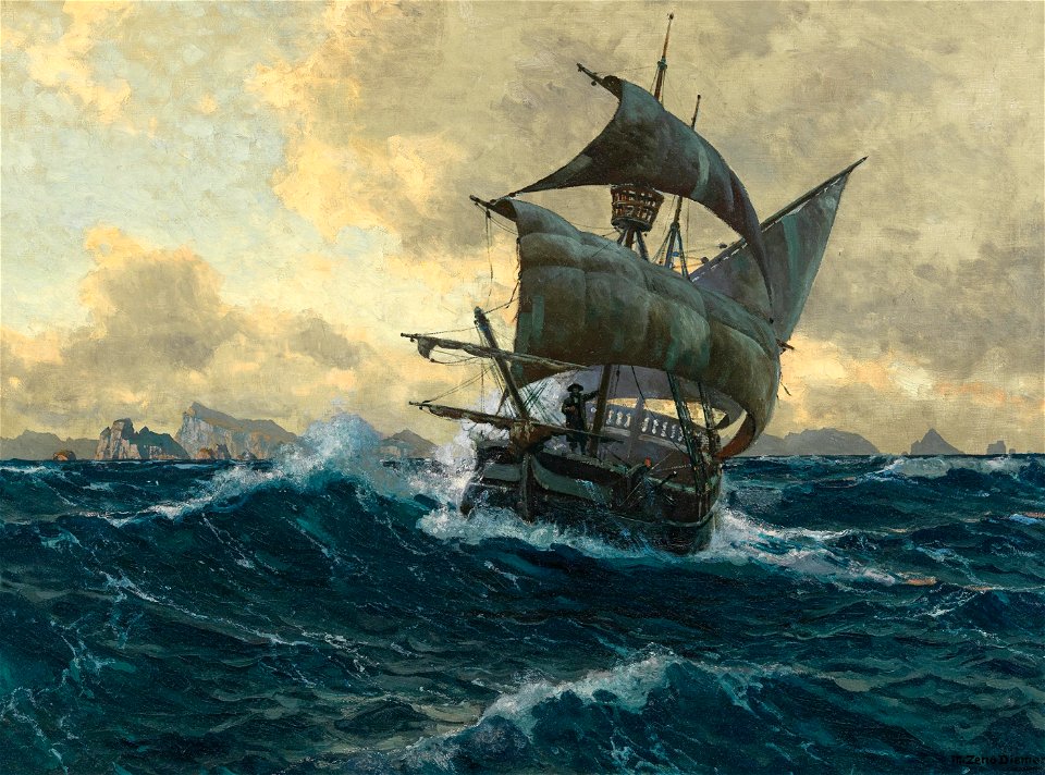Michael Zeno Diemer Der fliegende Holländer 90x120