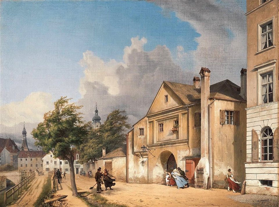 Michael Neher - Das ehemalige Einlasstor in München - WAF 703 - Bavarian State Painting Collections