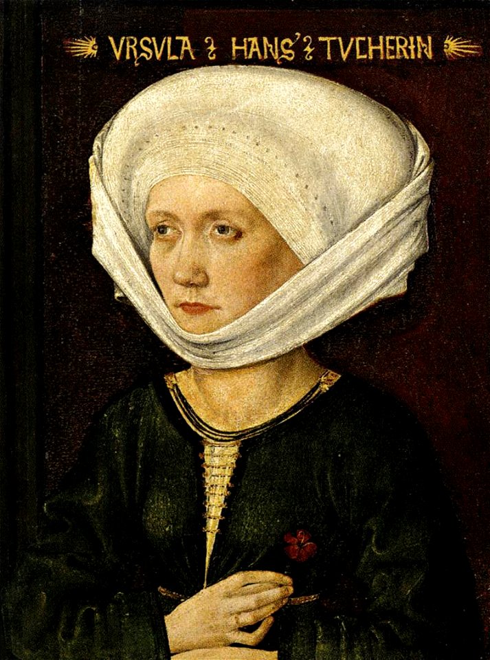Michael Wolgemut - Portrait of Ursula Tucher - WGA25863