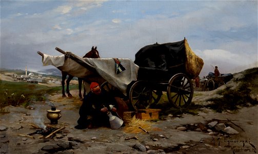 Michał Gorstkin-Wywiórski - Wypoczynek w podróży