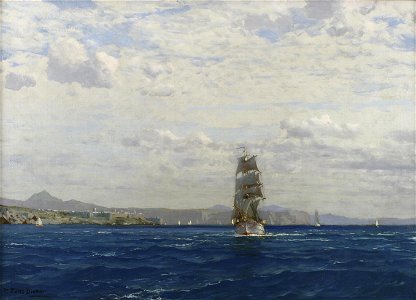 Michael Zeno Diemer - Sailing off the Kilitbahir Fortress in the Dardenelles, Turkey