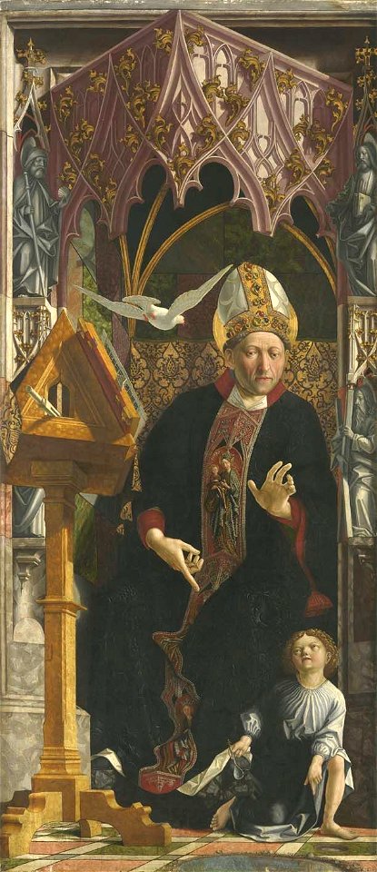 Michael Pacher - Kirchenväteraltar, Hl. Augustinus - 2597 - Bavarian State Painting Collections