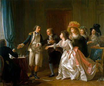 Michel Garnier - Le Contrat de mariage interrompu - P1970 - Musée Carnavalet