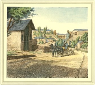 Michel Engels - 07 La rue de Berlin avec la Schänzchen (fort Verlorenkost)