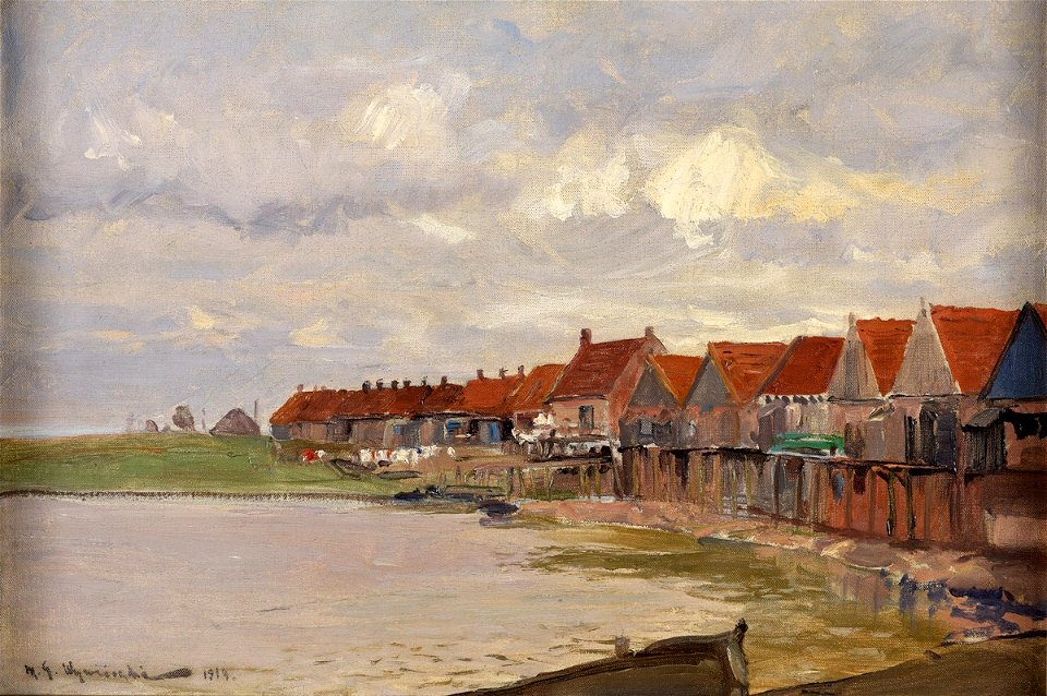 Michał Gorstkin Wywiórski Volendam 1919