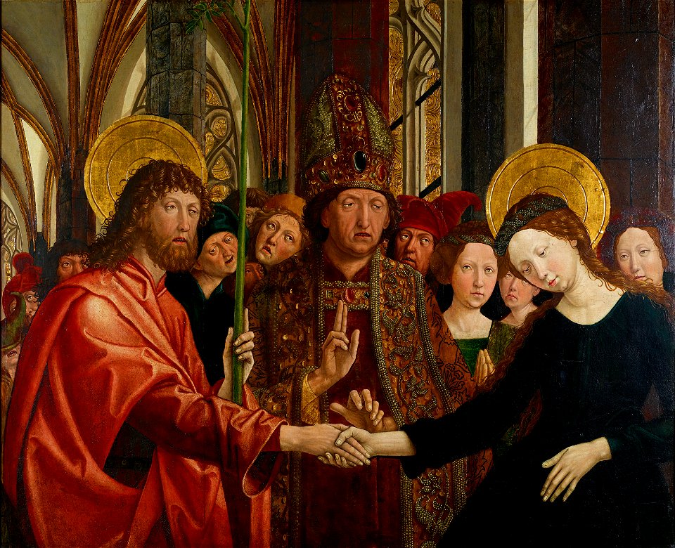 Michael Pacher - Vermählung Mariens - 4846 - Kunsthistorisches Museum