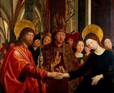 Michael Pacher - Vermählung Mariens - 4846 - Kunsthistorisches Museum