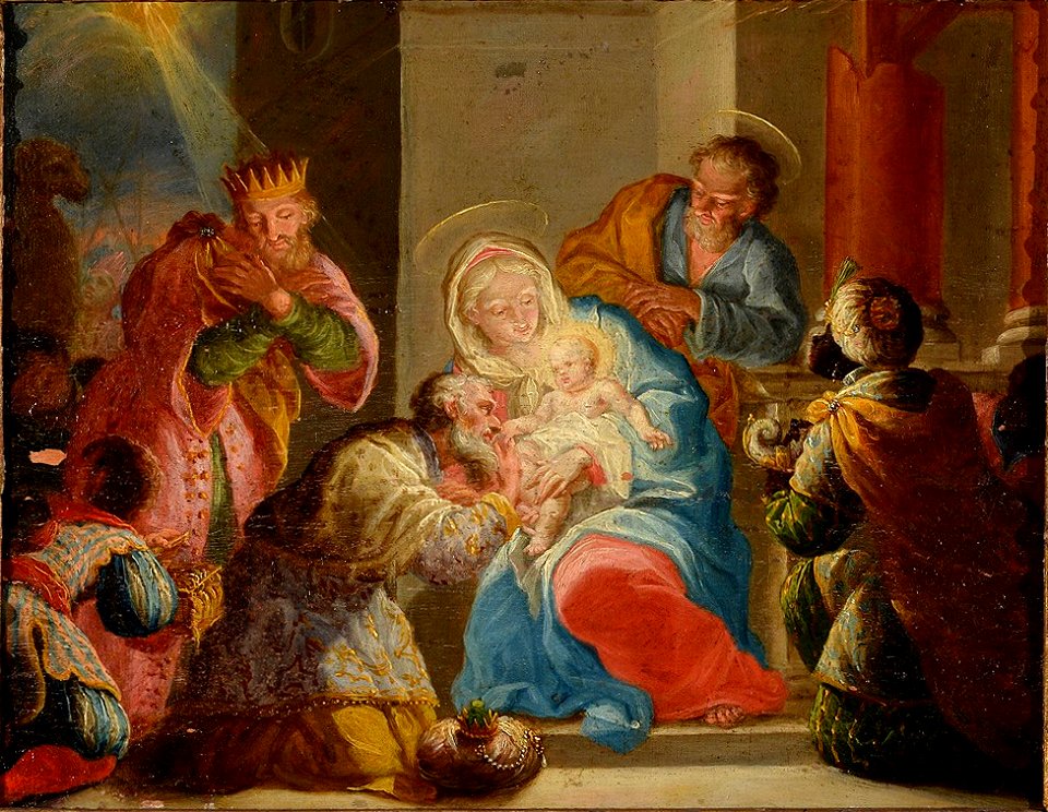 Michael Angelo Unterberger - Poklon Sv. treh kraljev