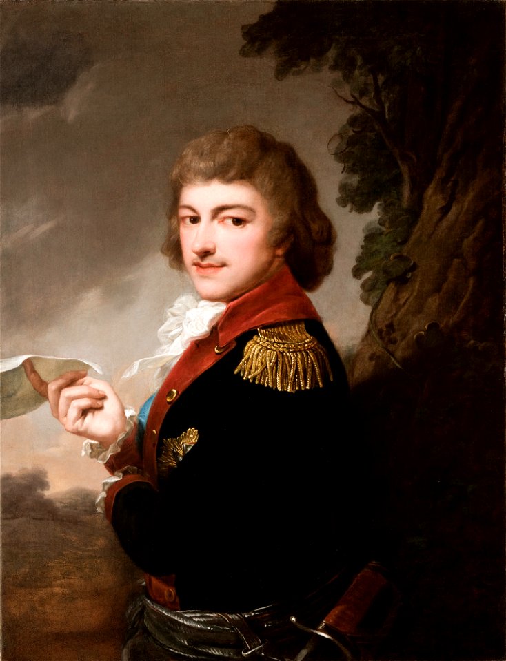 Michał Kleafas Aginski. Міхал Клеафас Агінскі (J. Grassi, 1782-92)