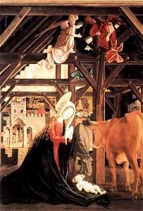 Michael Pacher - St Wolfgang Altarpiece - Nativity - WGA16821