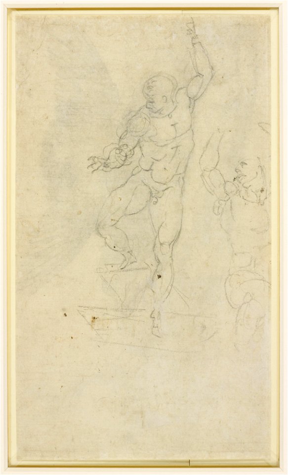 Michelangelo - Verso The Risen Christ 1532, RCIN 912771
