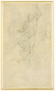 Michelangelo - Verso The Risen Christ 1532, RCIN 912771