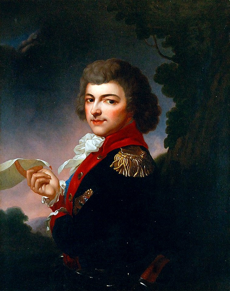 Michał Kleafas Aginski. Міхал Клеафас Агінскі (J. Grassi, 1782-92) (2)