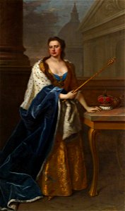 Michael Dahl (1656-1659-1743) (studio of) - Queen Anne (1665–1714) - BHC2515 - Royal Museums Greenwich