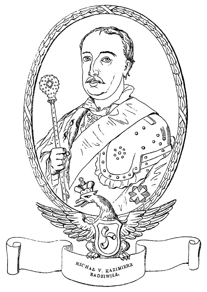 Michał Kazimier Radzivił Rybańka. Міхал Казімер Радзівіл Рыбанька (M. Starkman, 1857)