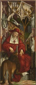 Michael Pacher - Kirchenväteraltar, Hl. Hieronymus - 2600 - Bavarian State Painting Collections