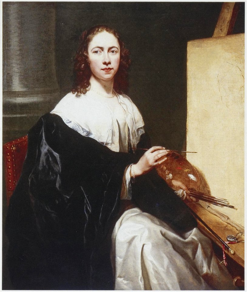 Michaelina Wautier - self-portrait with easel