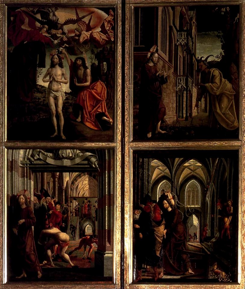 Michael Pacher - St Wolfgang Altarpiece - Scenes from the Life of Christ - WGA16823