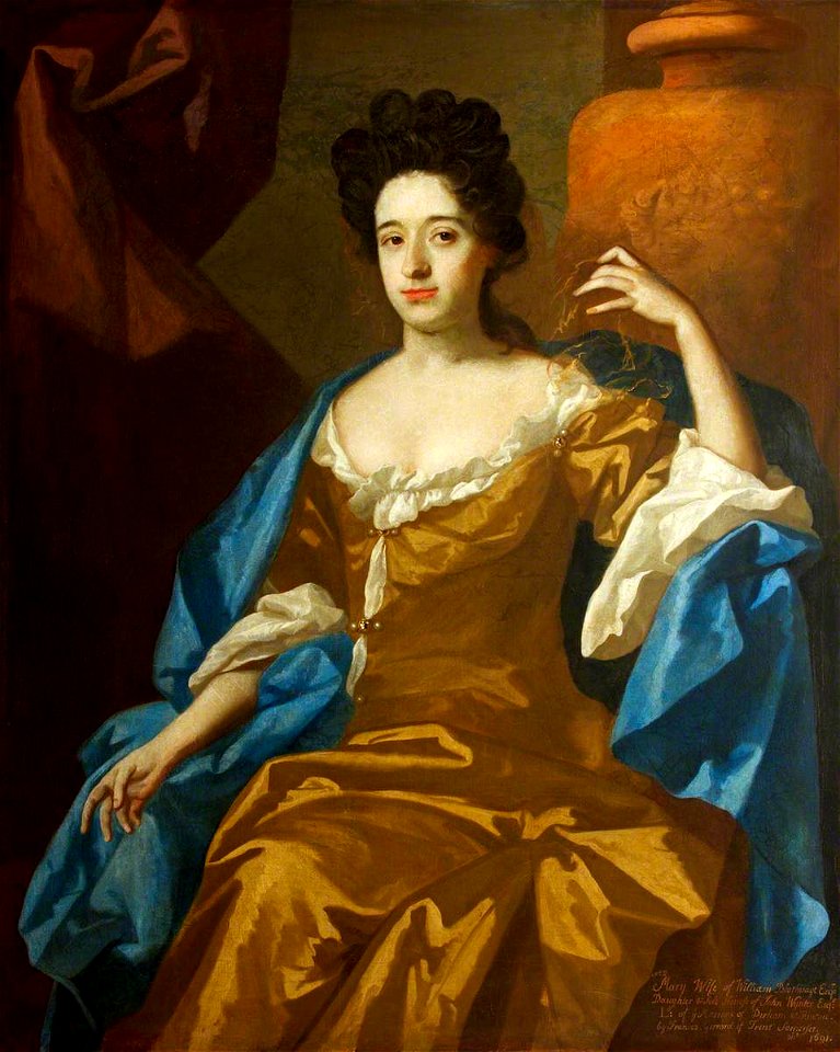 Michael Dahl (1656-1659-1743) - Mary Wynter (1650–1691), Mrs William Blathwayt I - 453748 - National Trust